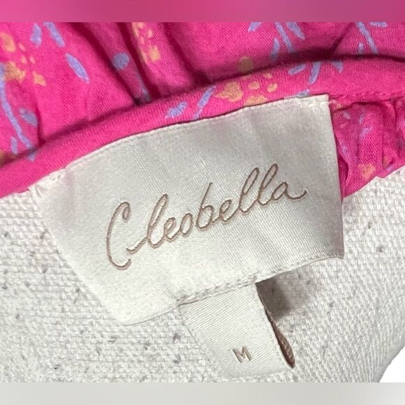Cleobella Amari Blouse In Pink Ditzy Mix - Picture 5 of 6